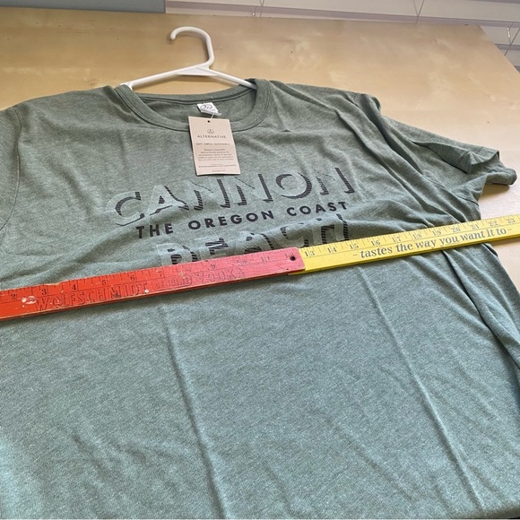 Alternative Apparel Cannon Beach The Oregon Coast Crew Short Sleeve T-Shirt - Picture 6 of 9